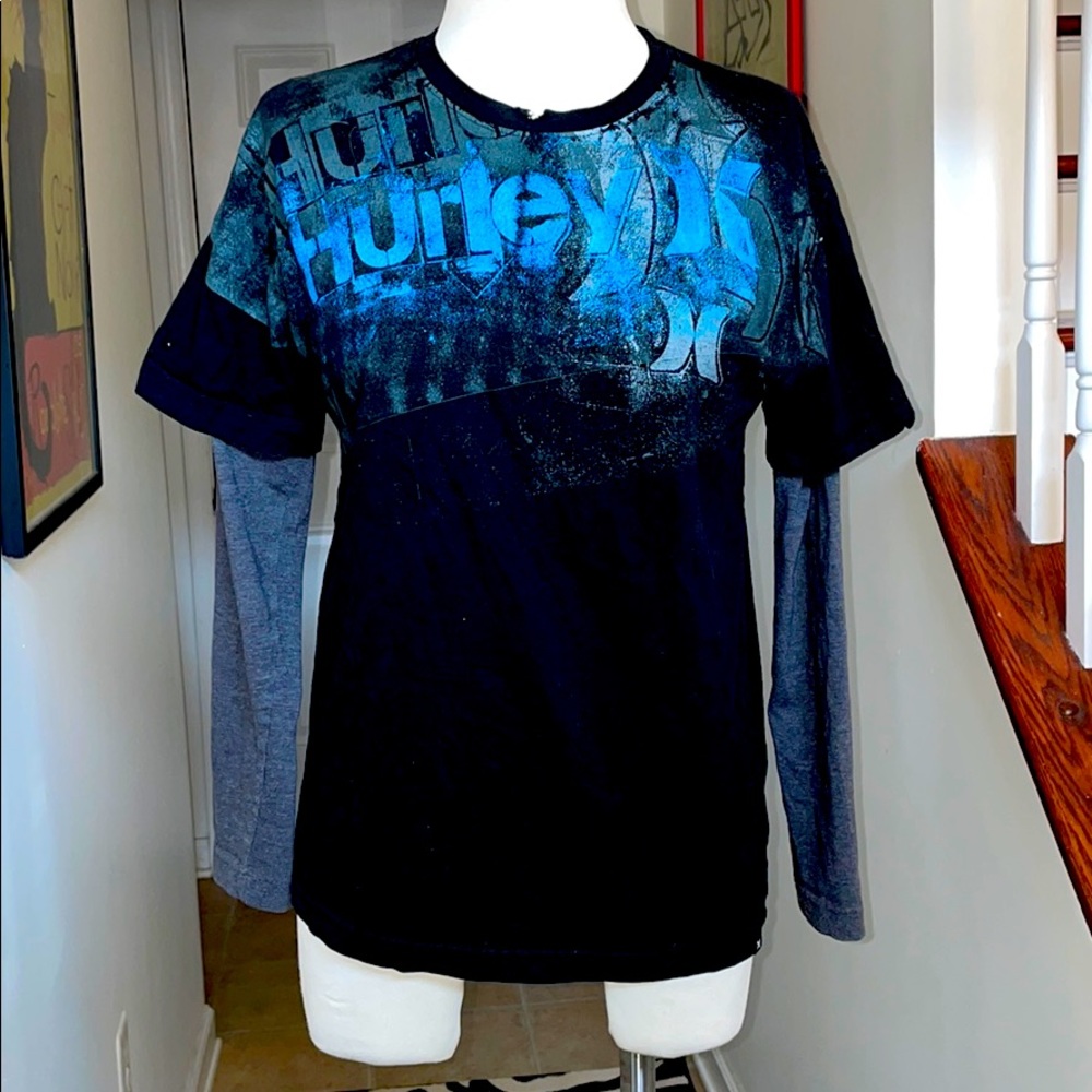 Hurley Short Sleeve Over Long SleeveTee 😘